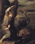 ESCALANTE, Juan Antonio Frias y Andromeda and the Monster painting